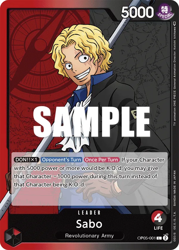 Sabo - OP05-001 Sabo - OP05-001