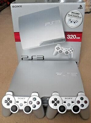 Sony PlayStation 3 Slim Silver Console - OVP - PS3 - DE