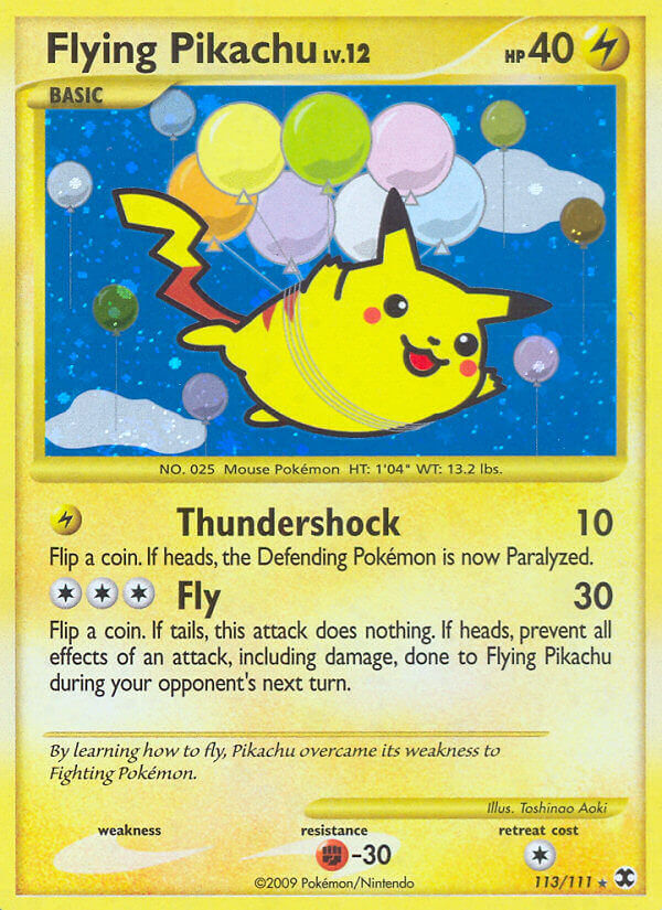 Flying Pikachu - 113/111 - EN Flying Pikachu - 113/111 - EN