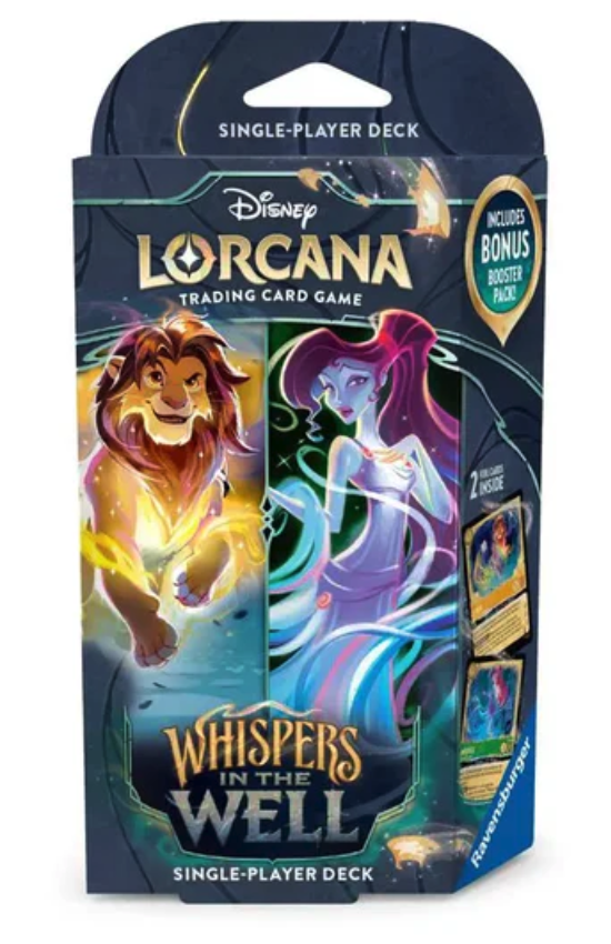 Disney Lorcana 10: Whispers in the Well - Starter Deck Sapphire/Steel - EN 