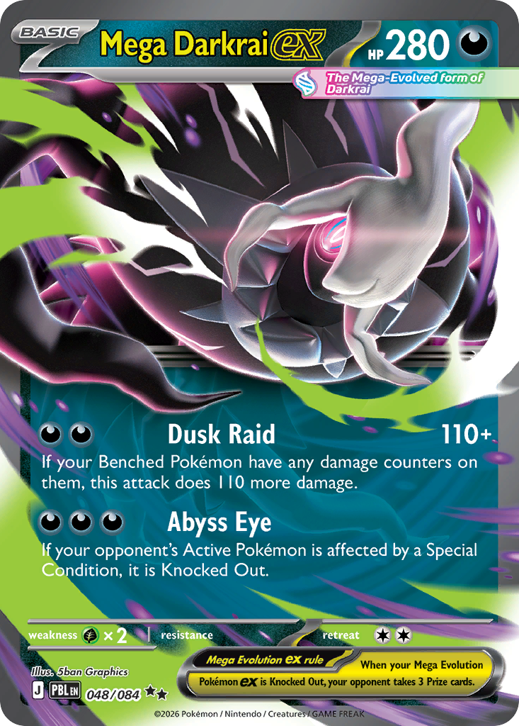 Mega Darkrai ex - 048/084 - EN
