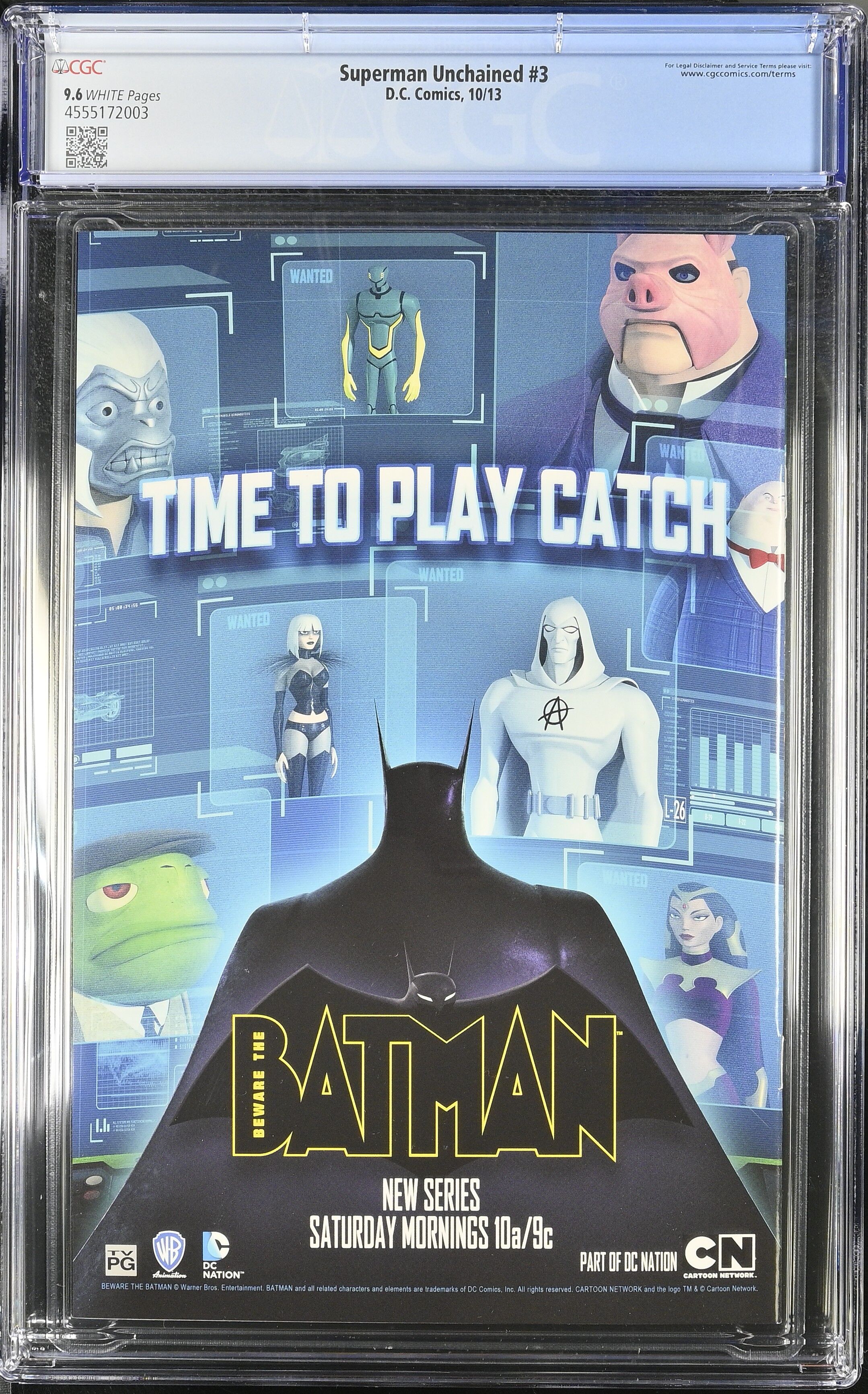 Superman Unchained #3 CGC 9.6