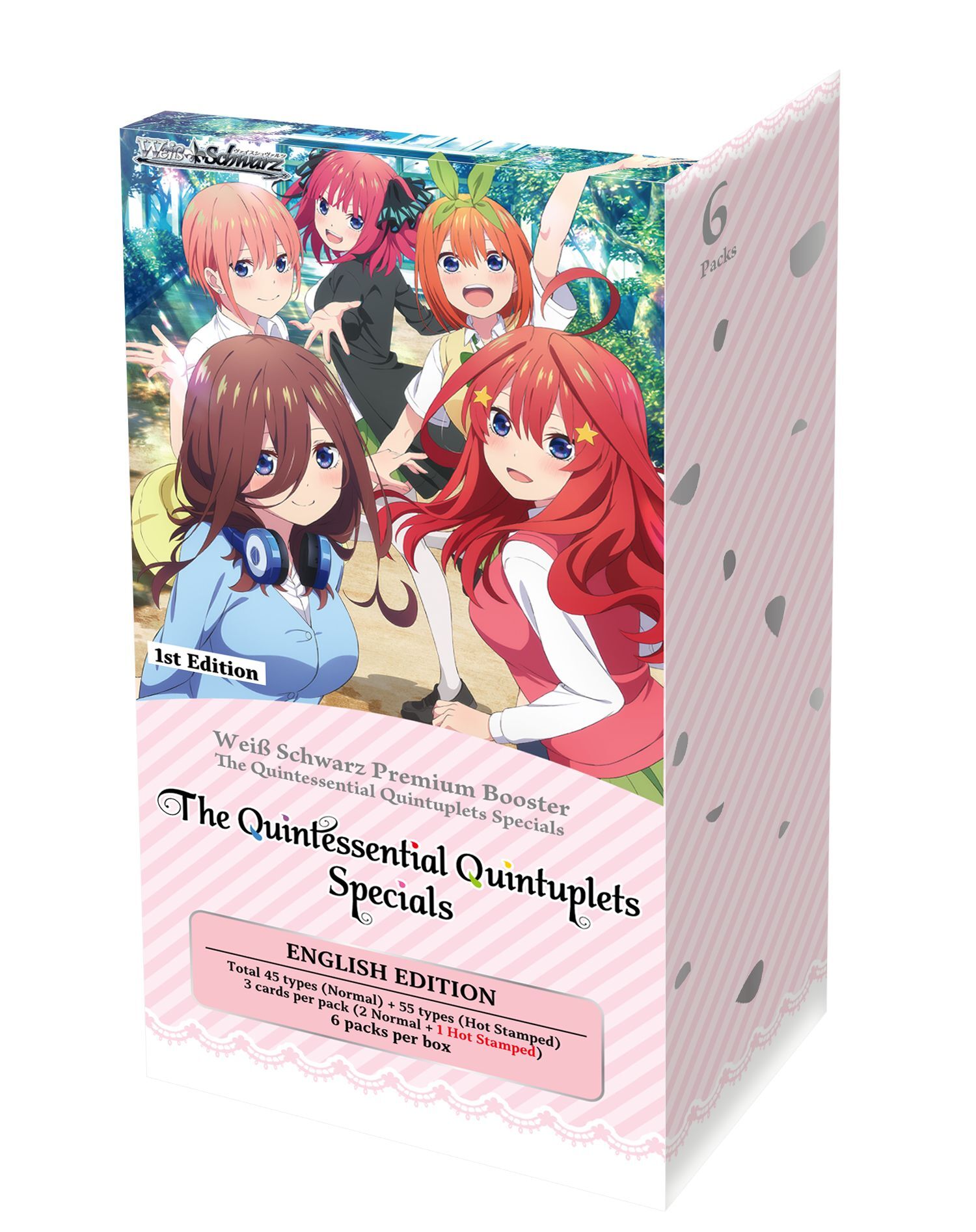The Quintessential Quintuplets Specials Premium Booster Display (6 Packs) - Weiss Schwarz TCG - EN