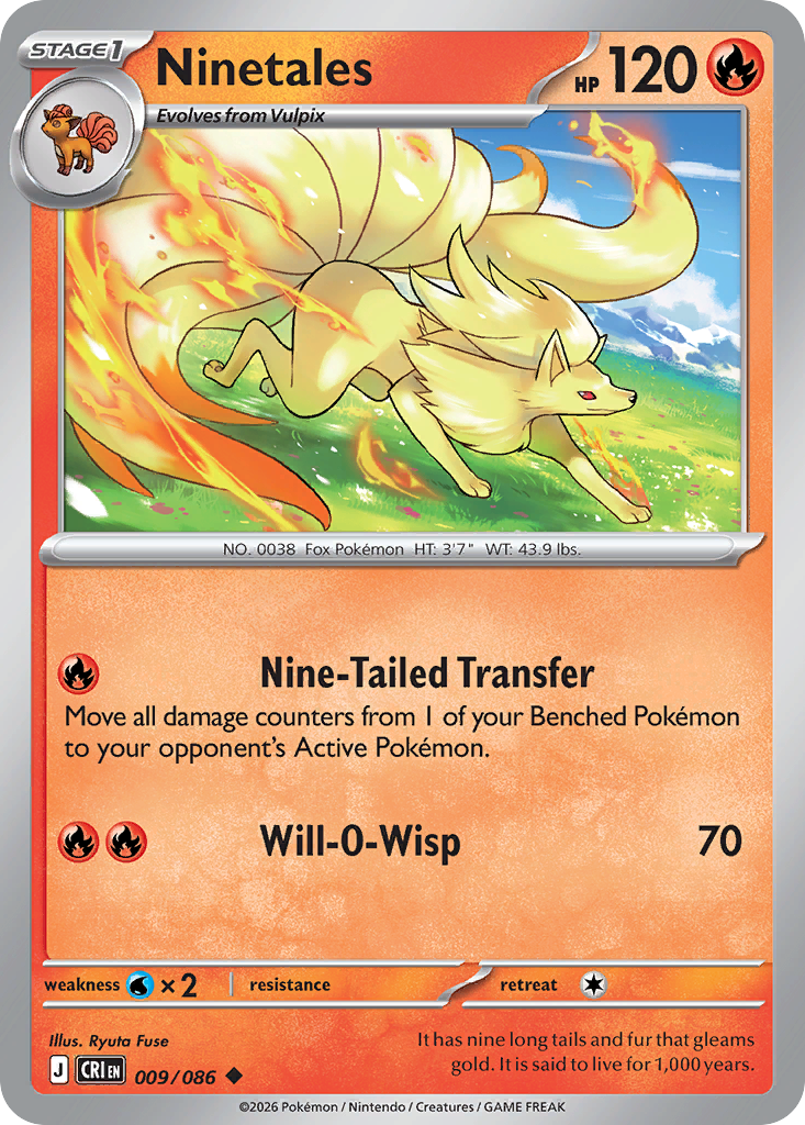 Ninetales - 009/086 - EN Ninetales - 009/086 - EN