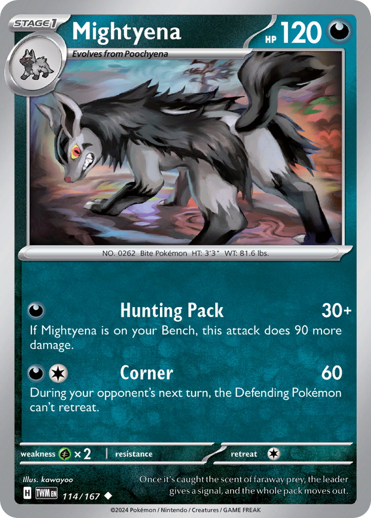 Mightyena - 114/167 - EN Mightyena - 114/167 - EN