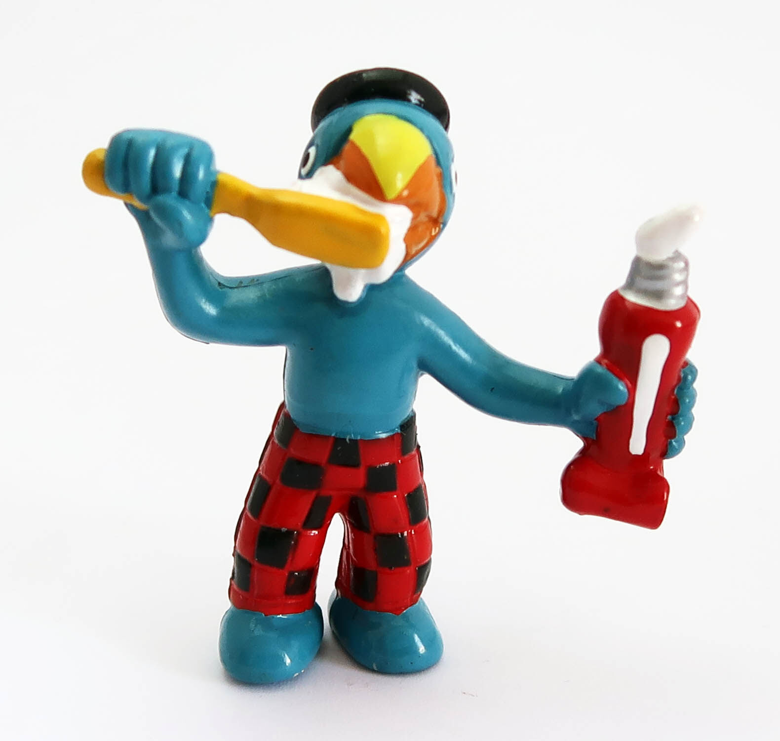 globi_beim_zaehneputzen_front Globi putzt Zähne PVC Figur