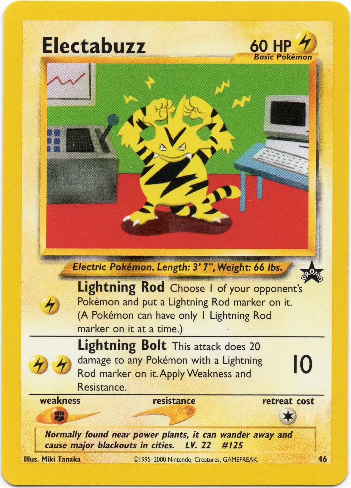 electabuzz-black-star-promo-46-pok-mon-tcg Electabuzz Black Star Promo 46 - Pokémon TCG