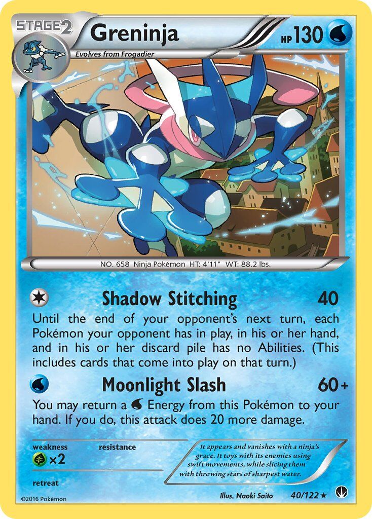 Greninja - 40/122 - EN Greninja - 40/122 - EN