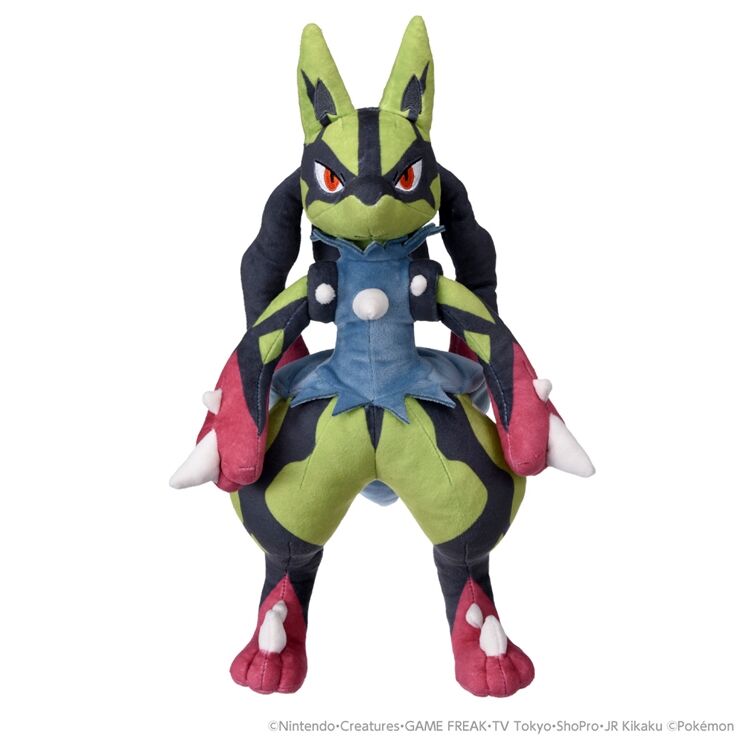 Shiny Mega Lucario - Takara Tomy Pokémon Get Plushie - 34 cm 