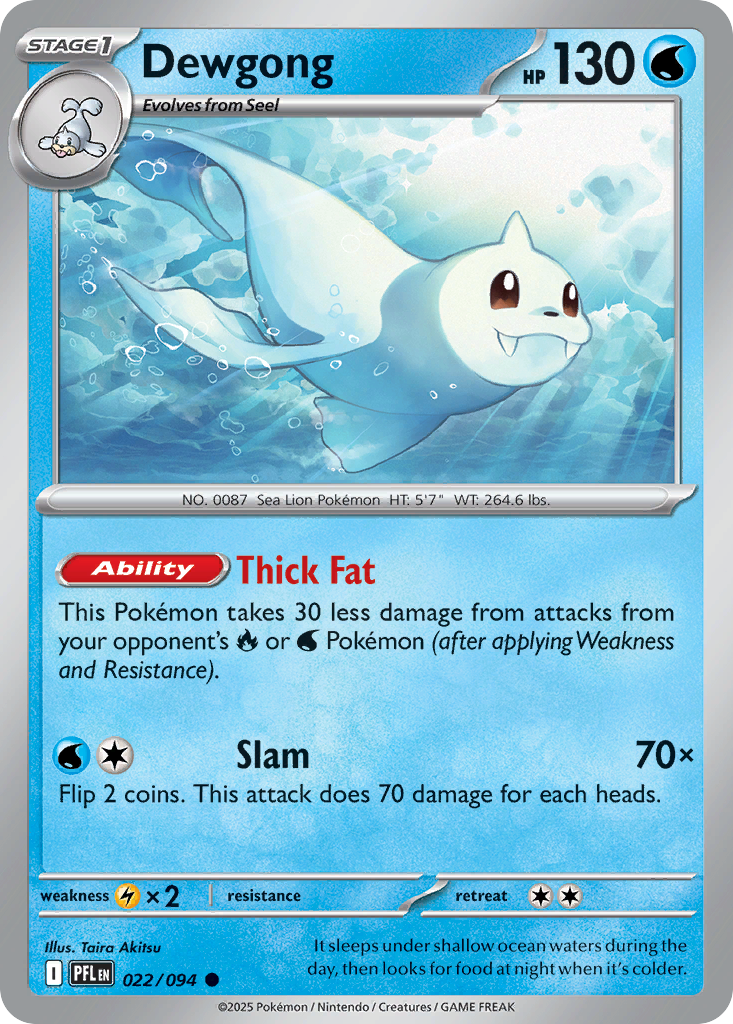 Dewgong - 022/094 - EN Dewgong - 022/094 - EN