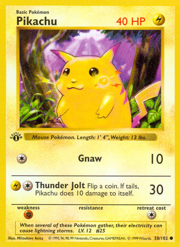 Pikachu - 58/102 - EN Pikachu - 58/102 - EN