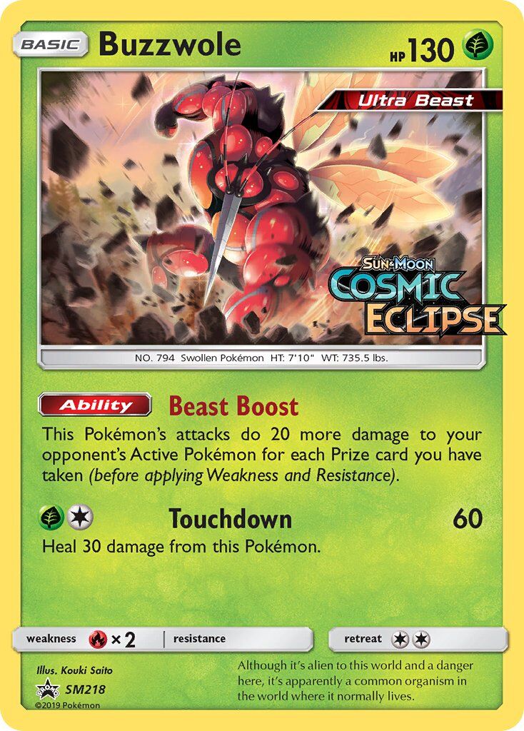 Buzzwole - SM218/SM218 - EN Buzzwole - SM218/SM218 - EN
