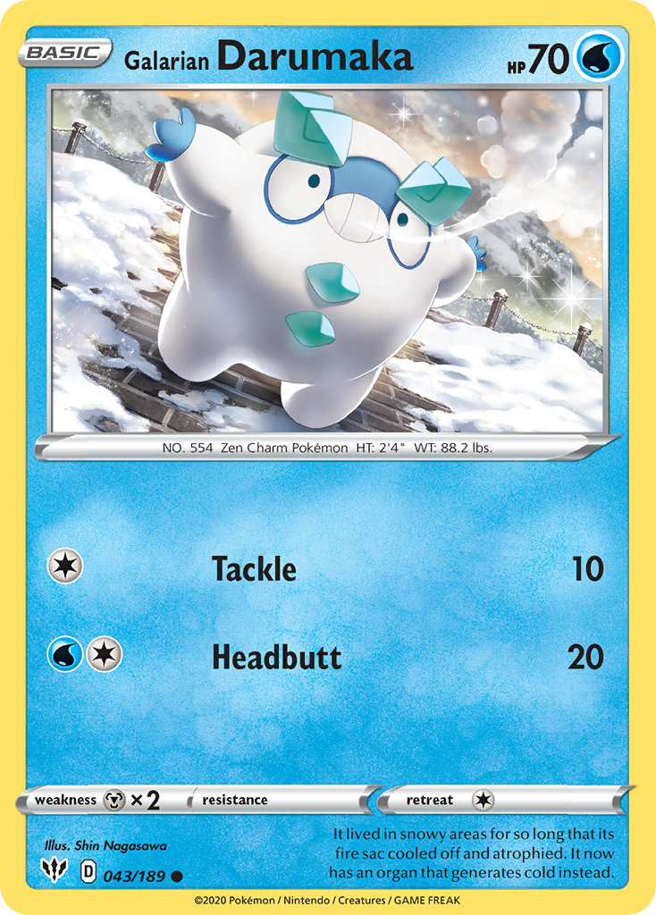 Galarian Darumaka - 043/189 - EN