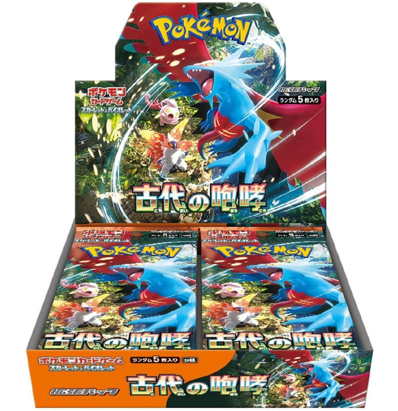 Pokémon Scarlet & Violet Ancient Roar (sv4K) Booster Display (30) - JPN Pokémon Scarlet & Violet Ancient Roar (sv4K) Booster Display (30) - JPN
