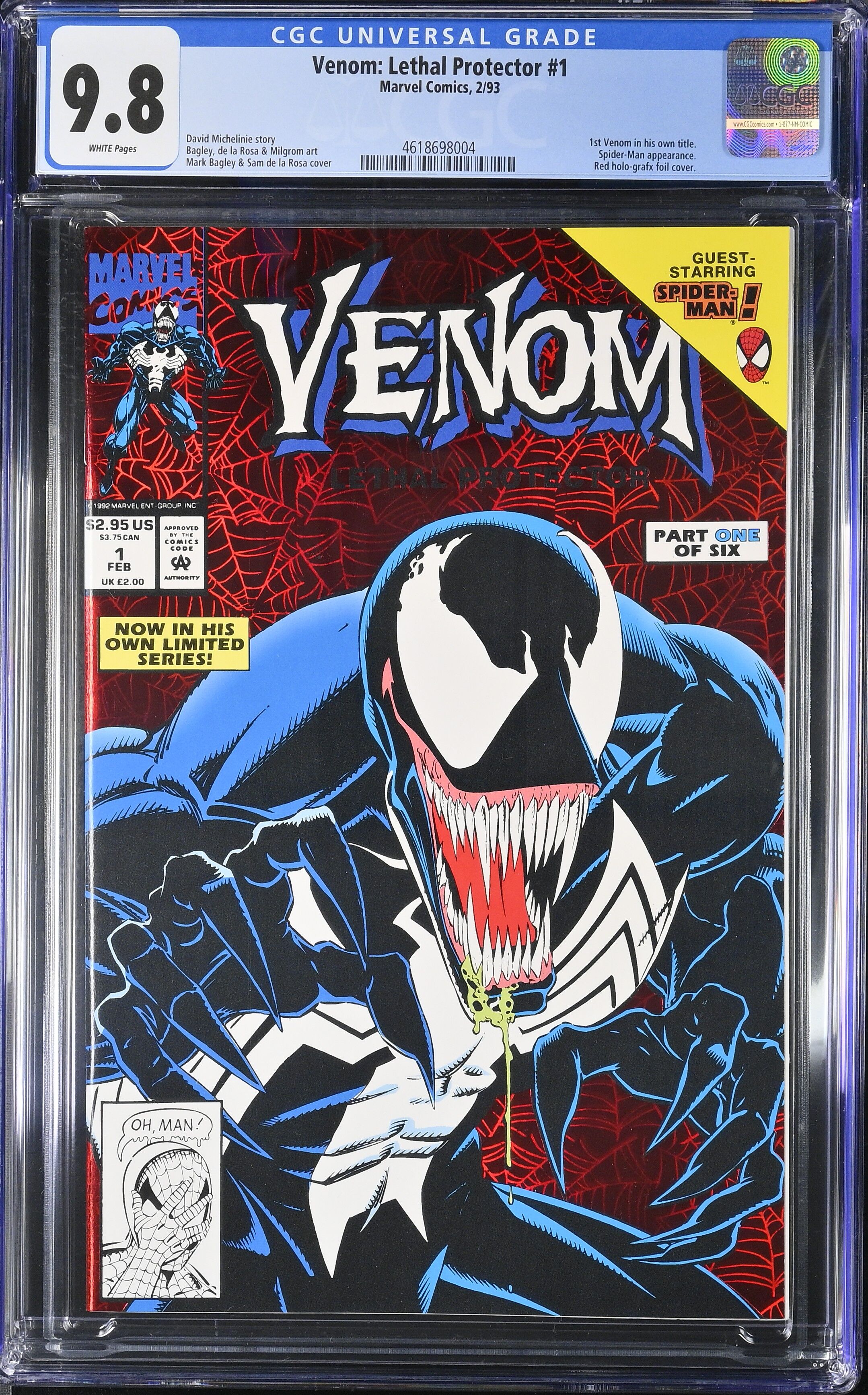Venom: Lethal Protector Issue 1 - CGC 9.8