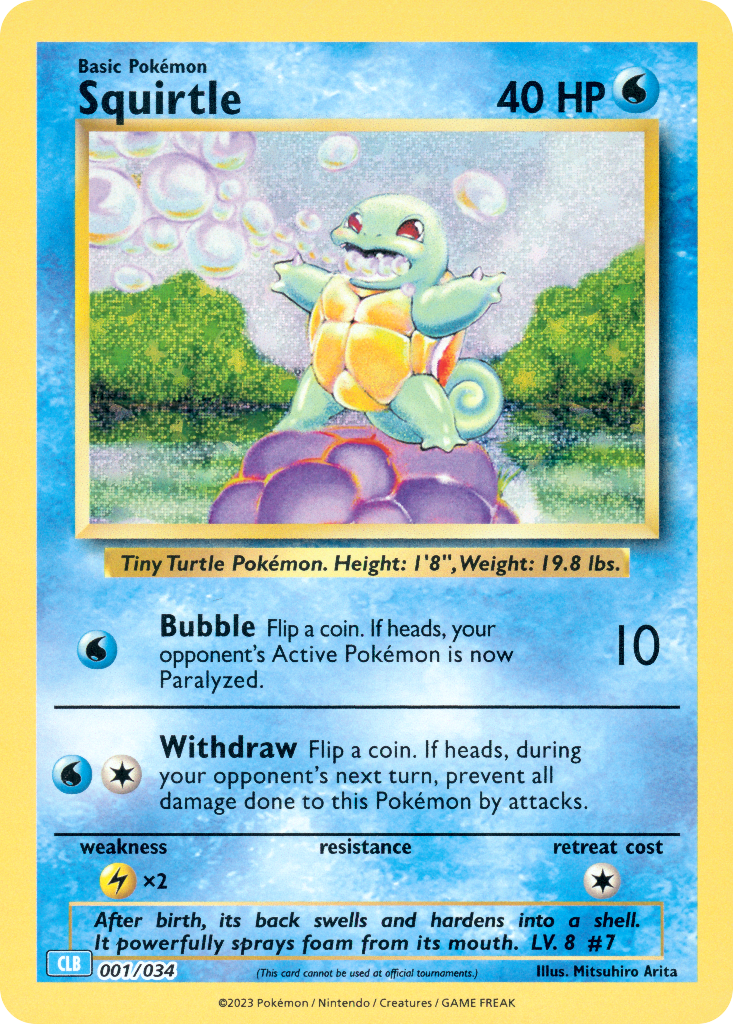 Squirtle - 001/34 - EN Squirtle - 001/34 - EN