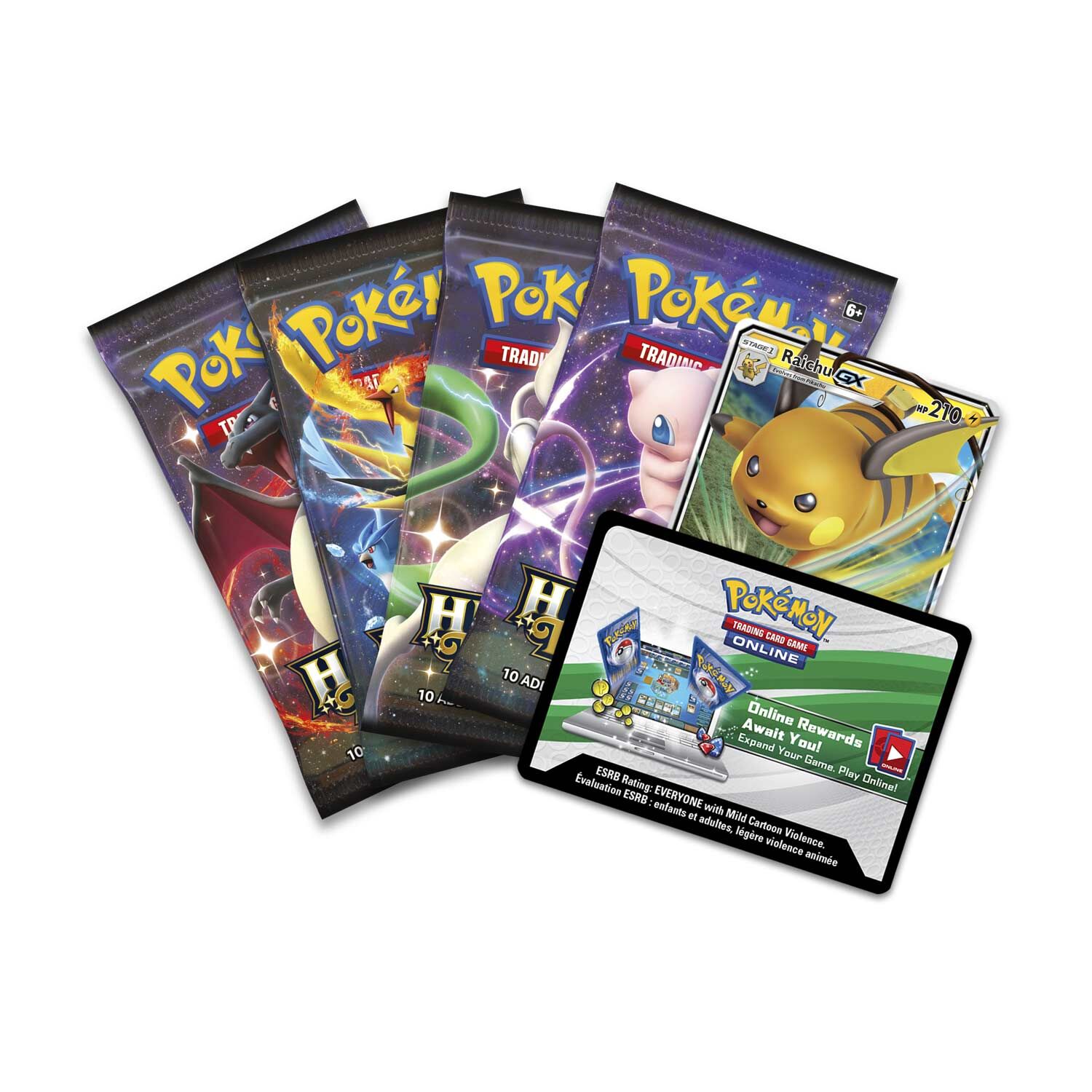 Pokémon Hidden Fates Raichu-GX Tin Box - EN