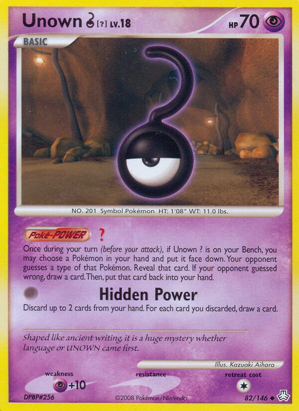 Unown ? - 82/146 - EN Unown ? - 82/146 - EN