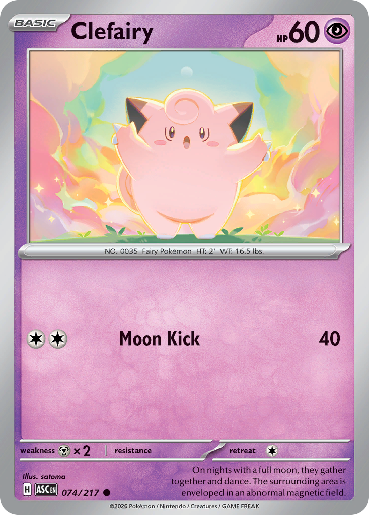 Clefairy - 074/217 - EN Clefairy - 074/217 - EN