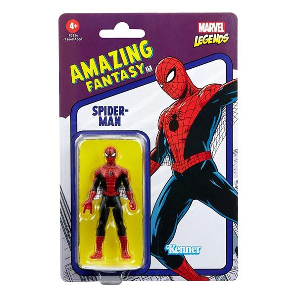 Marvel Legends Retro 375 Collection Spider-Man Actionfigur - 9.5 cm