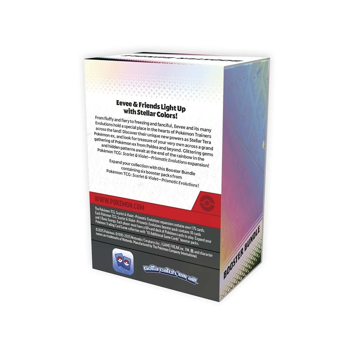 Pokémon TCG: Scarlet & Violet SV08.5 - Prismatic Evolutions Booster Bundle (6 Packs) - EN