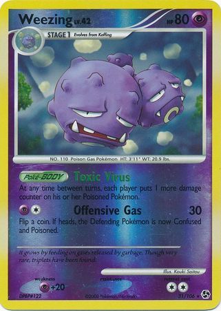 Weezing - 31/106 - Reverse Holo - EN Weezing - 31/106 - Reverse Holo - EN