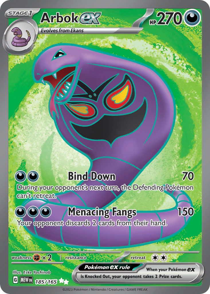 Arbok ex - 185/207 - EN Arbok ex - 185/207 - EN