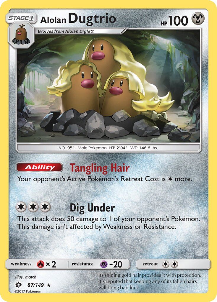Alolan Dugtrio - 87/149 - EN Alolan Dugtrio - 87/149 - EN