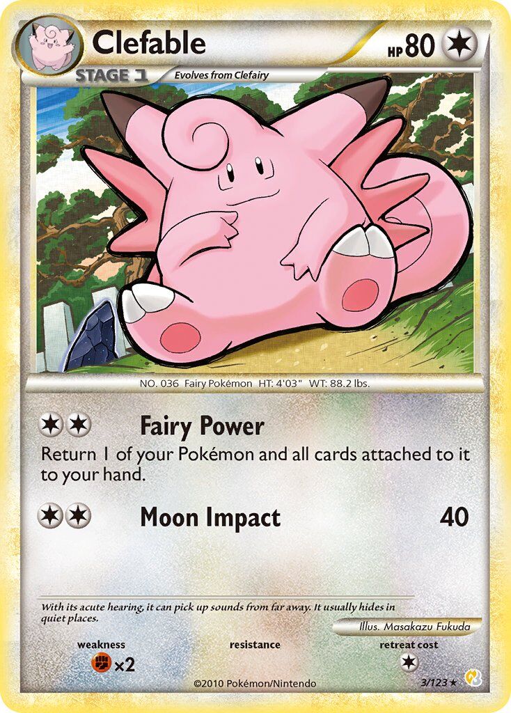 Clefable - 3/123 - EN Clefable - 3/123 - EN