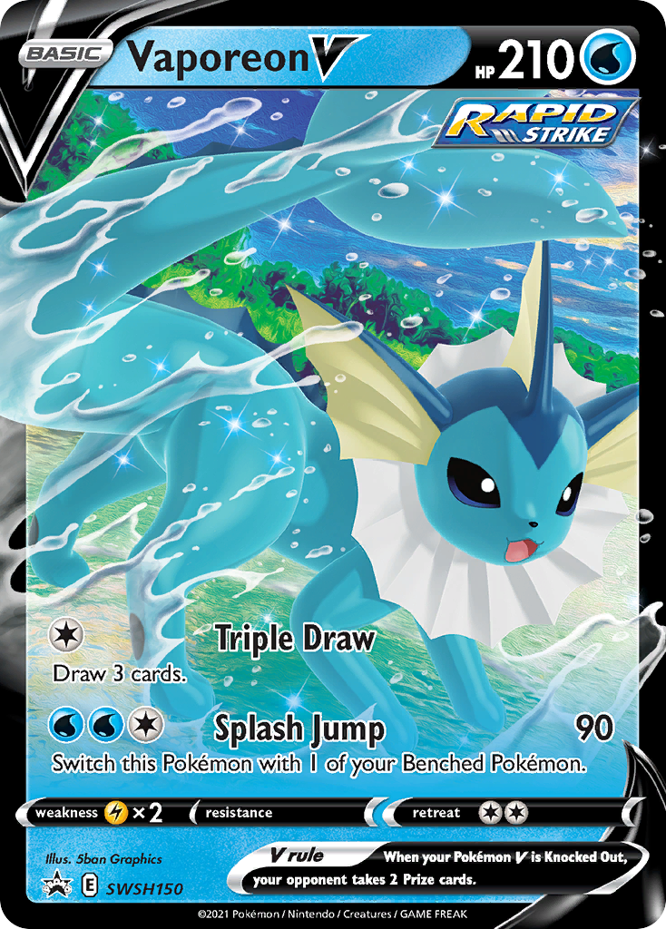 Vaporeon V - SWSH150/306 - EN