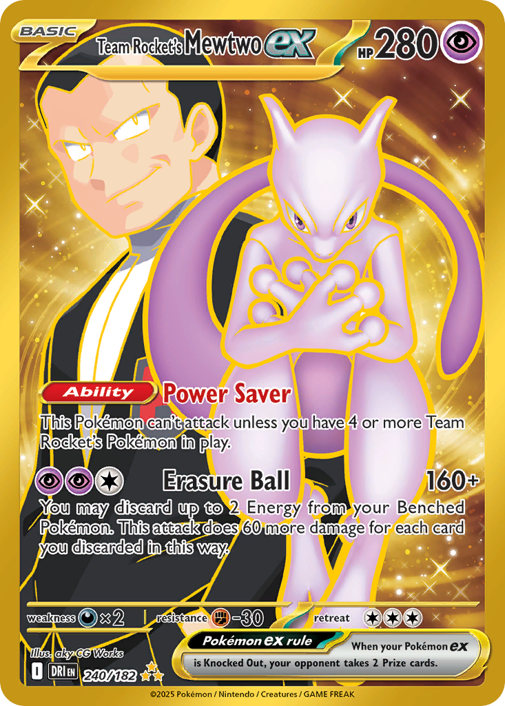 Team Rocket’s Mewtwo ex - 240/182 - EN Team Rocket’s Mewtwo ex - 240/182 - EN