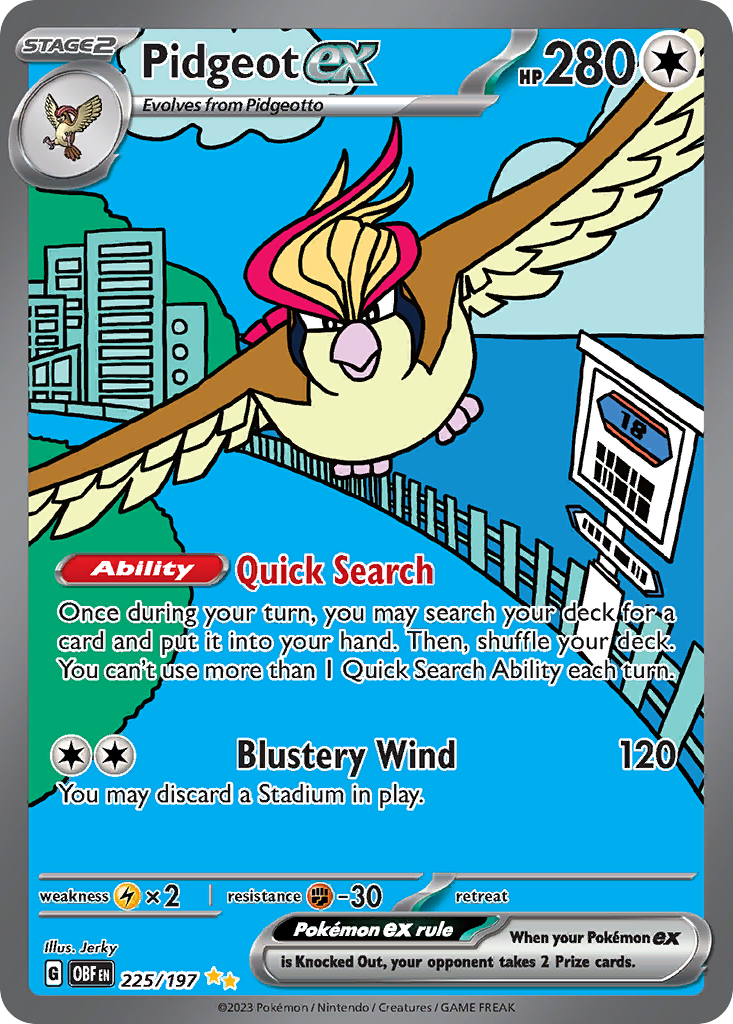 Pidgeot ex - 225/230 - EN