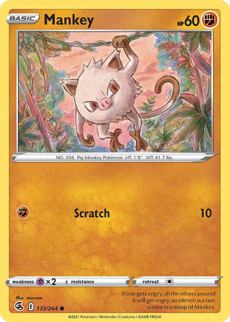 Mankey - 133/264 - EN Mankey - 133/264 - EN