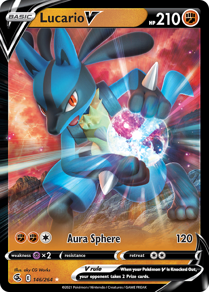 Lucario V - 146/264 - EN