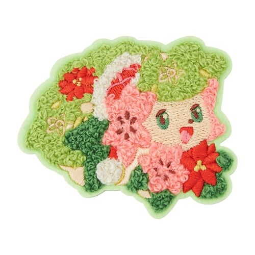 Fluffy Embroidered Sticker Pokemon Heartwarming Christmas Shaymin Fluffy Embroidered Sticker Pokemon Heartwarming Christmas Shaymin