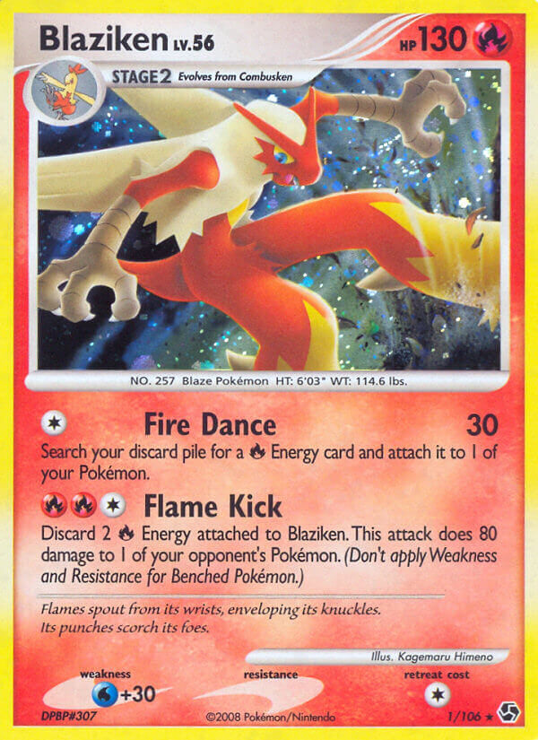 Blaziken - 1/106 - Reverse Holo - EN Blaziken - 1/106 - Reverse Holo - EN