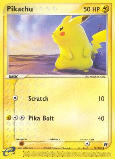 Pikachu - 72/100 - EN