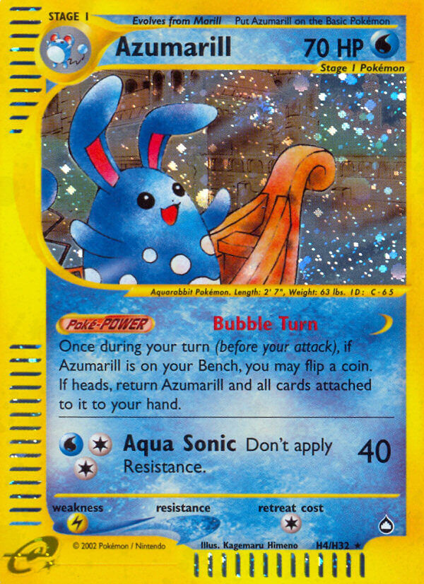 Azumarill - H4/H32 - Holo Rare - EN