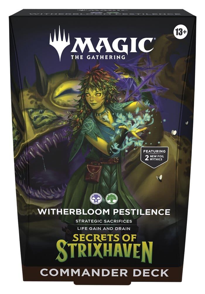 Magic the Gathering Secrets of Strixhaven - Witherbloom Pestilence Commander Deck - EN