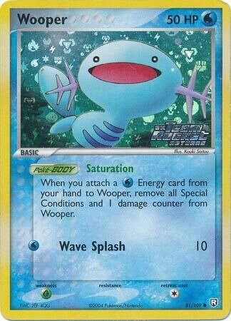 Wooper - 81/109 - Reverse Holo - EN