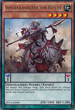 Samuraikavallerie von Reptier - Yu-Gi-Oh!