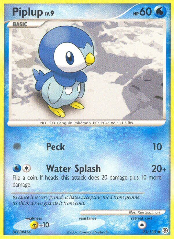 Piplup - 93/130 - EN Piplup - 93/130 - EN