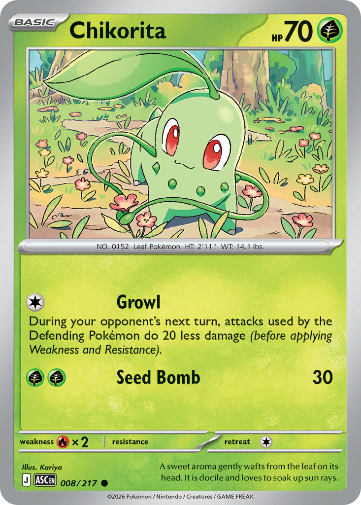 Chikorita - 008/217 - EN