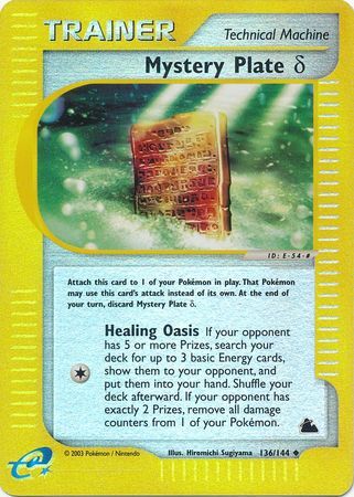 Mystery Plate δ - 136/144 - Reverse Holo - EN