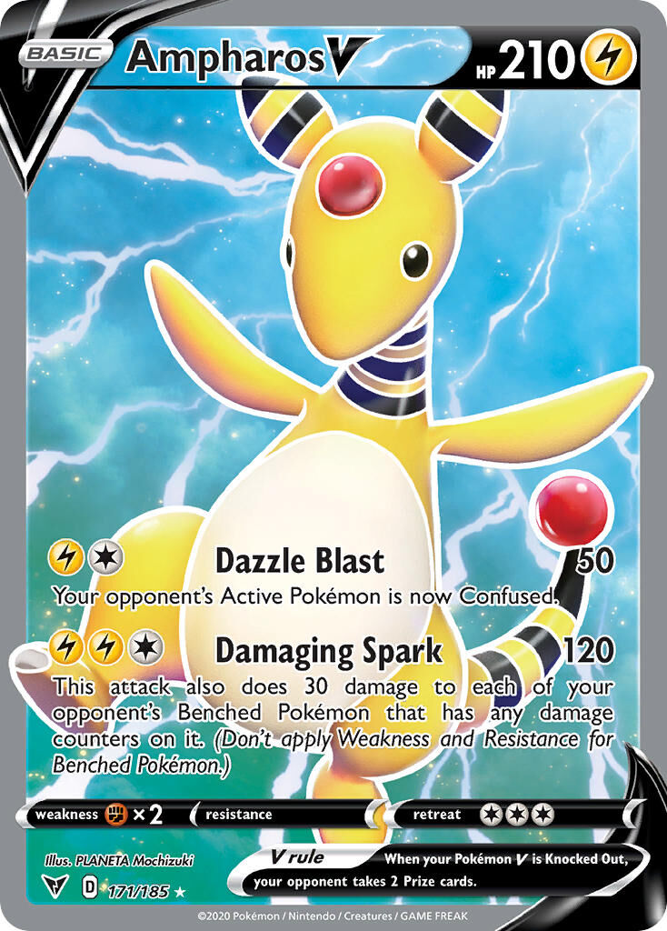 Ampharos V - 171/185 - EN Ampharos V - 171/185 - EN