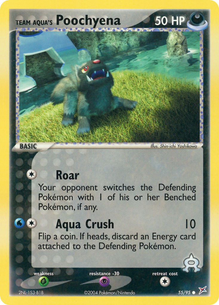 Team Aqua’s Poochyena - 55/95 - EN Team Aqua’s Poochyena - 55/95 - EN