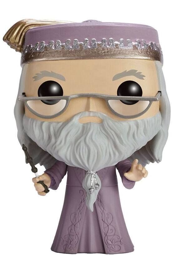Harry Potter POP! Movies Vinyl Figur Dumbledore mit Zauberstab 9 cm Harry Potter POP! Movies Vinyl Figur Dumbledore mit Zauberstab 9 cm
