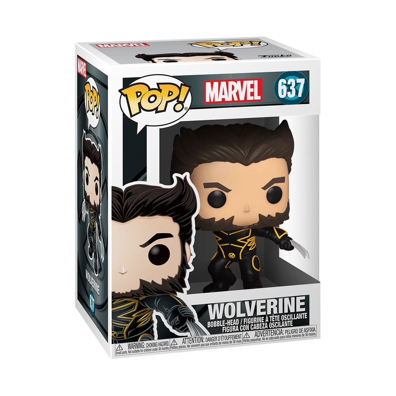 X-Men 20th Anniversary POP! Marvel Vinyl Figur Wolverine In Jacket 9 cm