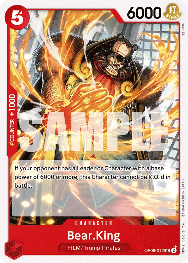 Bear.King - OP06-012 Bear.King - OP06-012