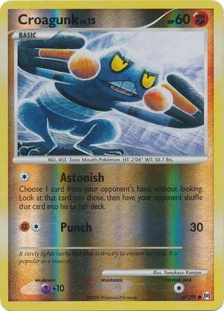Croagunk - 61/99 - Reverse Holo - EN Croagunk - 61/99 - Reverse Holo - EN